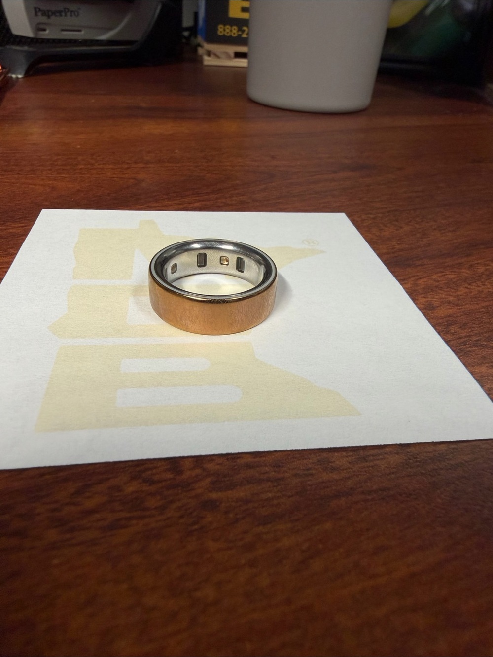 Oura Smart Ring in Rose Gold Size 10